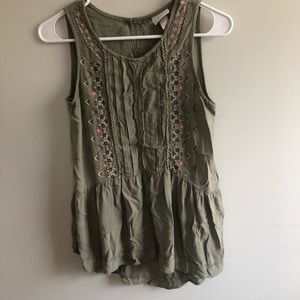 High-low tank top